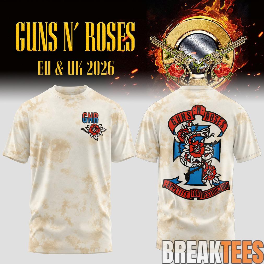Guns N’ Roses World Tour 2026 Special Tee Guns N’ Roses World Tour 2026 Special Tee