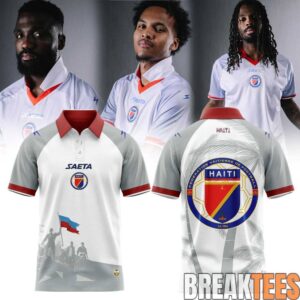 Haitienne De Football 1974 Historia do Haiti for World Cup 2026 Polo Shirt 2