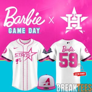 Houston Astros 2025 Barbie Game Day Baseball Jersey