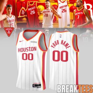 Houston Rockets New 2026 Custom White Basketball Jersey