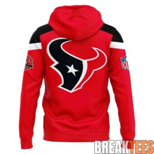 Houston Texans 25 Seasons x America 250 Red Two-Sided Graphic Hoodie 2