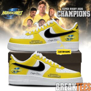Hurricanes Super Rugby Pacific 2026 Champions AF1 Sneakers