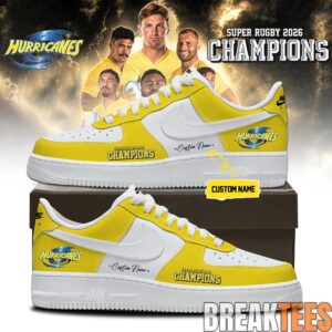 Hurricanes Super Rugby Pacific 2026 Champions AF1 Sneakers 1