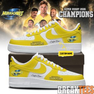 Hurricanes Super Rugby Pacific 2026 Champions AF1 Sneakers 2