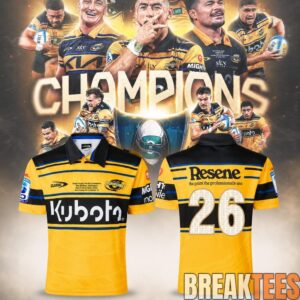 Hurricanes Super Rugby Pacific 2026 Champions Jersey 3