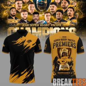Hurricanes Super Rugby Pacific 2026 Champions Polo Shirt