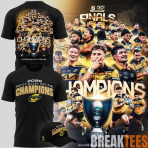 Hurricanes Super Rugby Pacific 2026 Champions Shirt 4