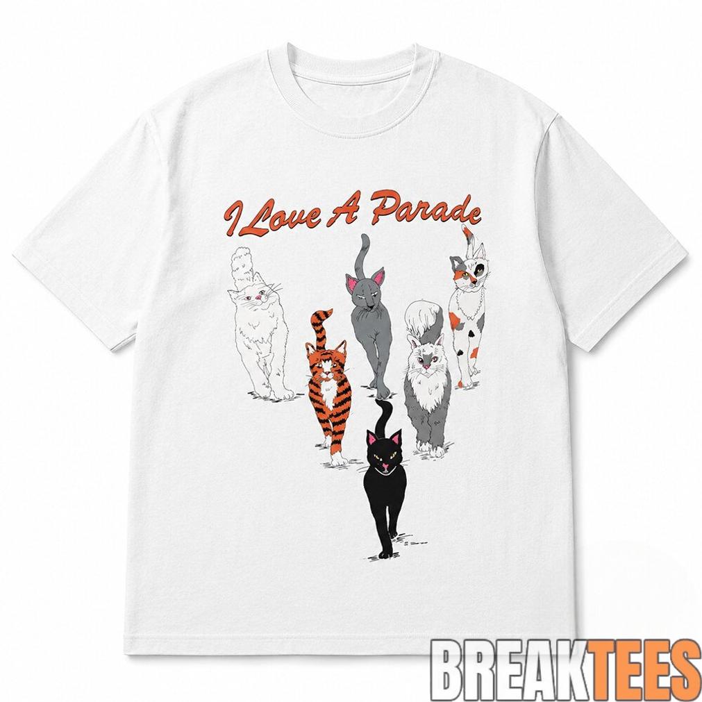 I Love A Parade Walking Cats Shirt I Love A Parade Walking Cats Shirt