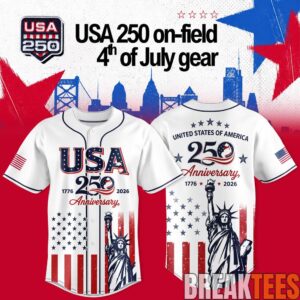 Independence Day 2026 – The USA 250 Anniversary Baseball Jersey