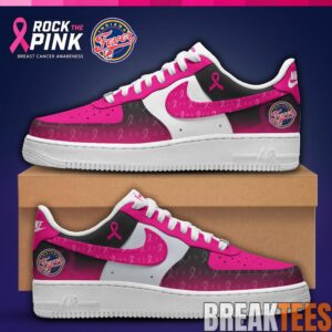 Indiana Fever x Rock The Pink Air Force 1 Custom For Fans