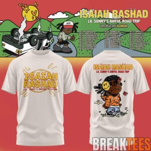 Isaiah Rashad Lil Sunny's Awful Road Trip Tour Edition T-Shirt 2 Isaiah Rashad Lil Sunny's Awful Road Trip Tour Edition T-Shirt 2