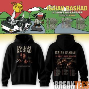 Isaiah Rashad Lil Sunny's Awful Road Trip Tour Hoodie 3