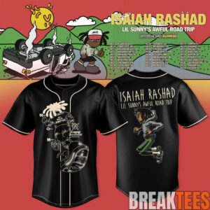 Isaiah Rashad Lil Sunny's Awful Road Trip Tour Limited Jersey 1