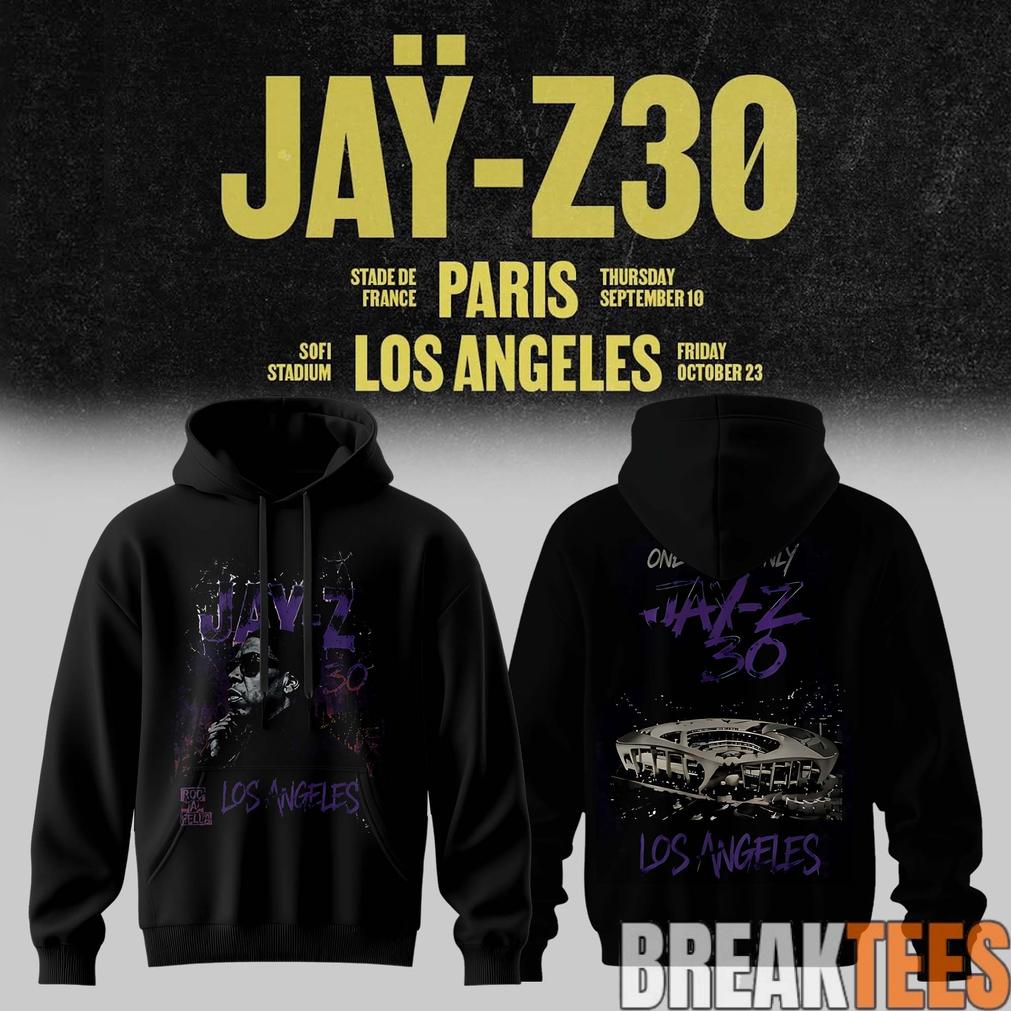 JAŸ-Z 30 Show Paris 2026 Edition Hoodie JAŸ-Z 30 Show Paris 2026 Edition Hoodie