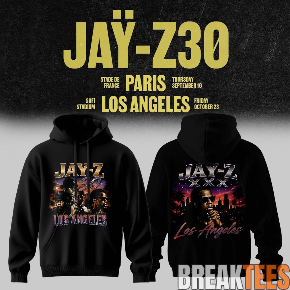 JAŸ-Z 30 Show Paris 2026 Edition Hoodie JAŸ-Z 30 Show Paris 2026 Edition Hoodie
