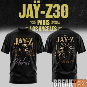 JAŸ-Z 30 Show Paris 2026 Edition Tee 1 JAŸ-Z 30 Show Paris 2026 Edition Tee 1