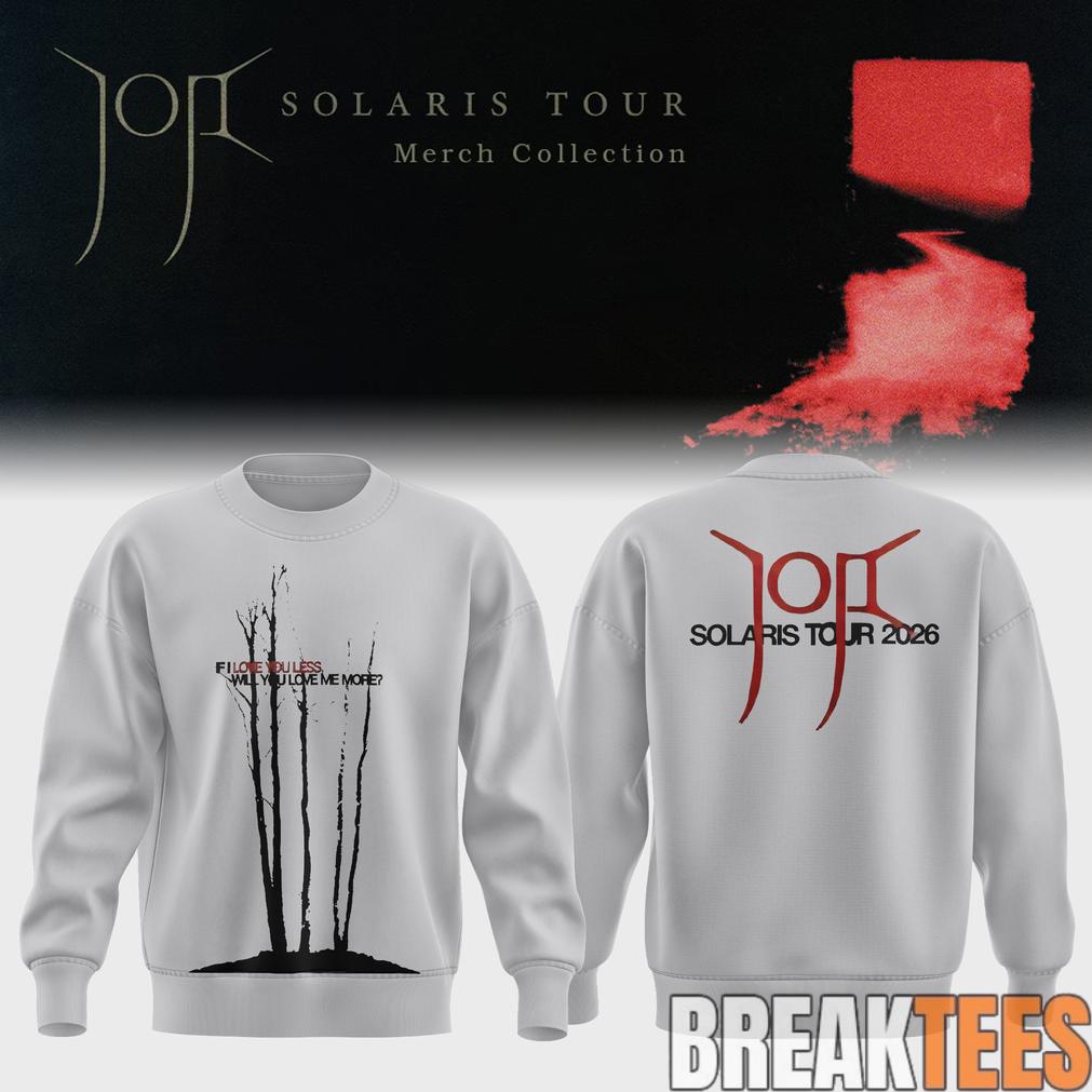 JOJI Solaris Tour 2026 Special Sweatshirt JOJI Solaris Tour 2026 Special Sweatshirt