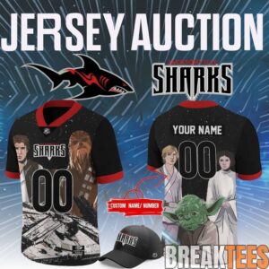 Jacksonville Sharks x Star Wars Custom Football Jersey