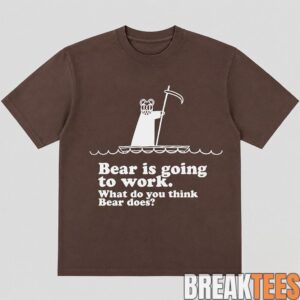 Jason Bateman NBA 2026 Finals Game 3 Radiohead Bear Is Going To Work Shirt 1