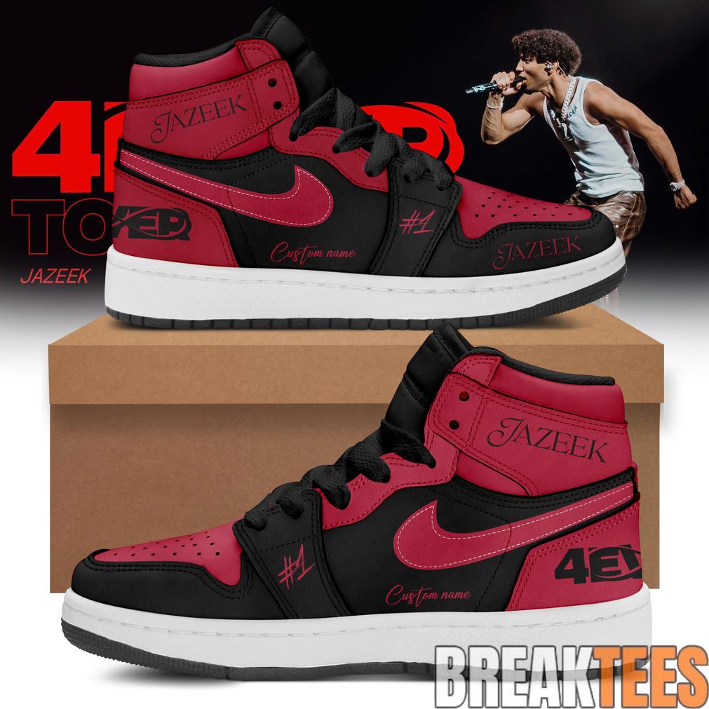 Jazeek – 4EVER Tour 2026 Custom Air Jordan 1 Shoes Jazeek – 4EVER Tour 2026 Custom Air Jordan 1 Shoes