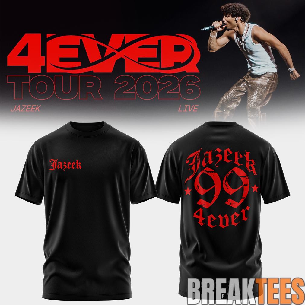 Jazeek 4EVER Tour 2026 Special T-Shirt Jazeek 4EVER Tour 2026 Special T-Shirt