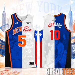 Jose Alvarado Stealth New York New Rico Basketball Jersey