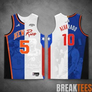 Jose Alvarado Stealth New York New Rico Basketball Jersey 1