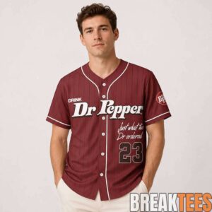 Just What The Dr Pepper Baseball Jersey 1