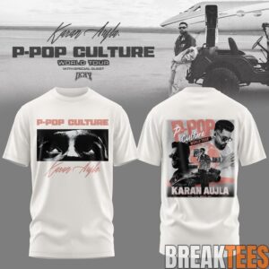 Karan Aujla P-Pop Culture World Tour White Signature T-Shirt