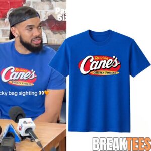 Karl Anthony Towns KAT Raising Canes Chicken Fingers Logo Shirt