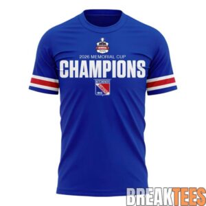 Kitchener Rangers 2026 Memorial Cup Champions Shirt 1