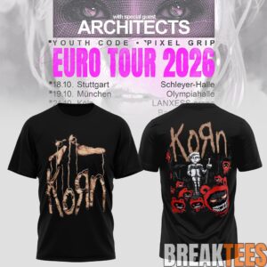 Korn Band Euro Tour 2026 Shirt