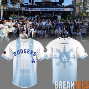 LA Dodgers Filipino Heritage Night 2026 Baseball Jersey