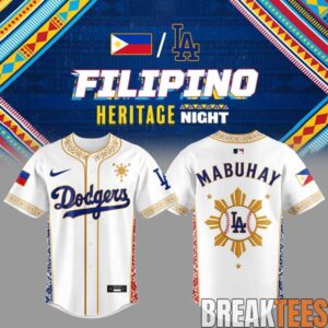LA Dodgers Filipino Heritage Night Limited Baseball Jersey