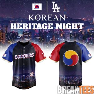 LA Dodgers Korean Heritage Night 2026 Baseball Jersey