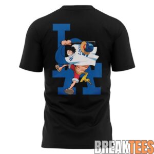 LA Dodgers x One Piece Night 2026 T-Shirt 2