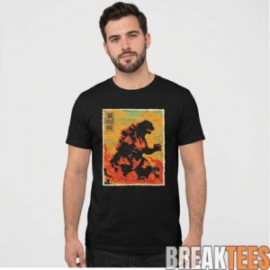 LA Rams Myles Garrett Godzilla Shirt 1