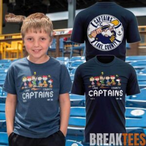 Lake County Captains 2026 Peanuts Game Day Celebration Shirt
