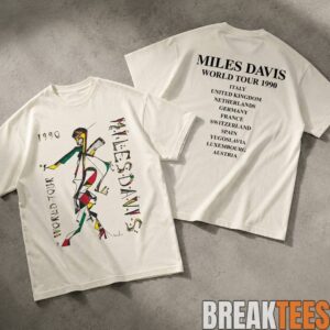 LeBron James Miles Davis World Tour 1990 Shirt 1