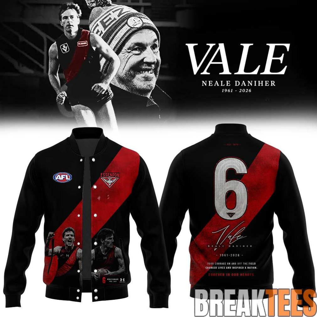 Legendary Essendon Bombers Fight MND Neale Daniher Jacket Legendary Essendon Bombers Fight MND Neale Daniher Jacket