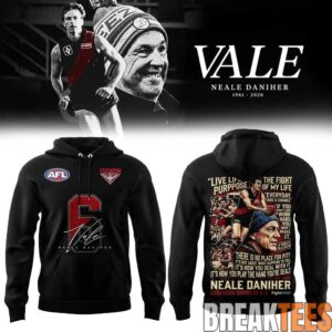 Legendary Essendon Bombers Fight MND Neale Daniher Special Hoodie