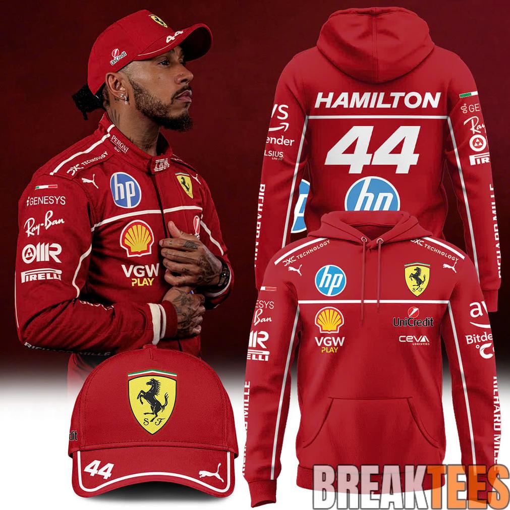 Lewis Hamilton 44 Ferrari Limited Edition Hoodie Lewis Hamilton 44 Ferrari Limited Edition Hoodie