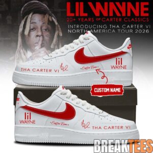 Lil Wayne Tha Carter VI Tour 2026 Custom AF1 Shoes