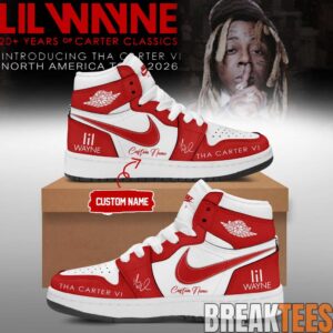 Lil Wayne Tha Carter VI Tour 2026 Custom AJ1 Shoes