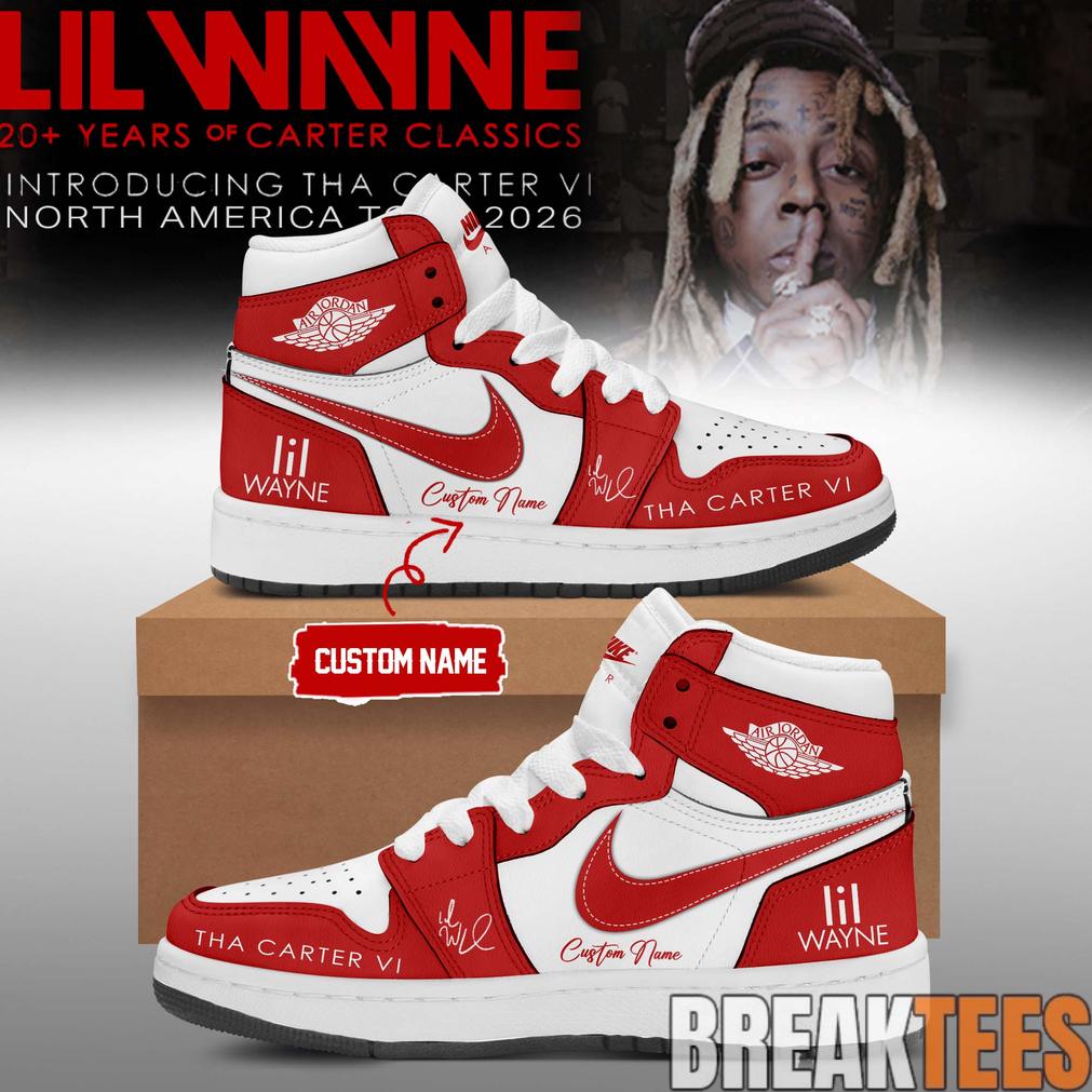 Lil Wayne Tha Carter VI Tour 2026 Custom AJ1 Shoes Lil Wayne Tha Carter VI Tour 2026 Custom AJ1 Shoes