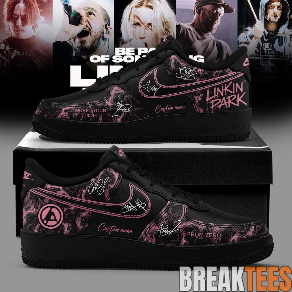 Linkin Park From Zero World Tour 2026 Signature Custom AF1 Shoes Linkin Park From Zero World Tour 2026 Signature Custom AF1 Shoes