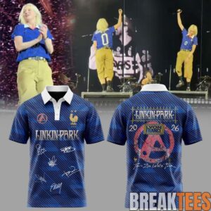 Linkin Park x From Zero World Tour 2026 Vive la FRANCE Polo