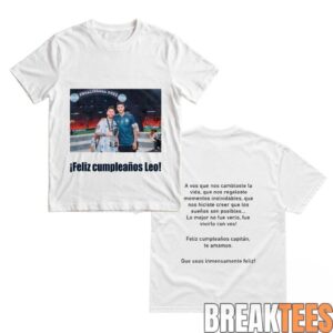 Lionel Messi 39th Birthday Argentina Squad Tribute Shirt