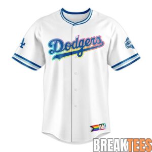 Los Angeles Dodgers 2026 LGBTQ+ Pride Night Baseball Jersey 1