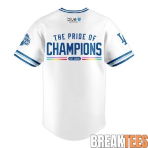 Los Angeles Dodgers 2026 LGBTQ+ Pride Night Baseball Jersey 2